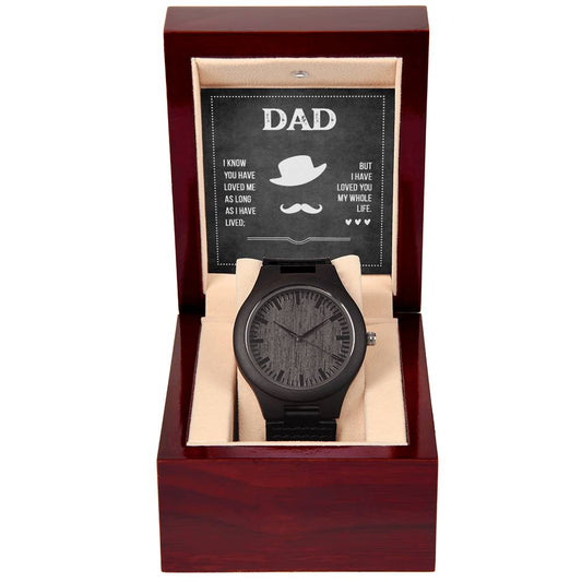 Wooden Watch - Dad's Love