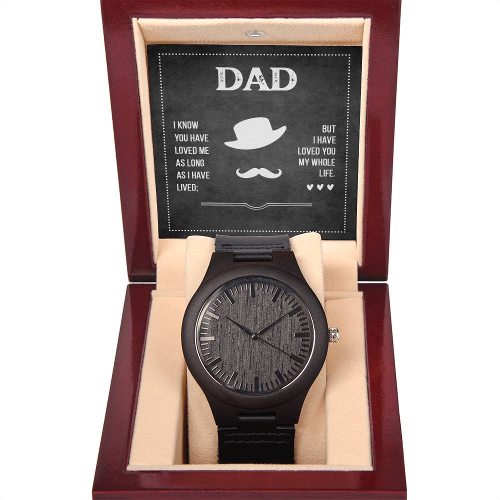 Wooden Watch - Dad's Love