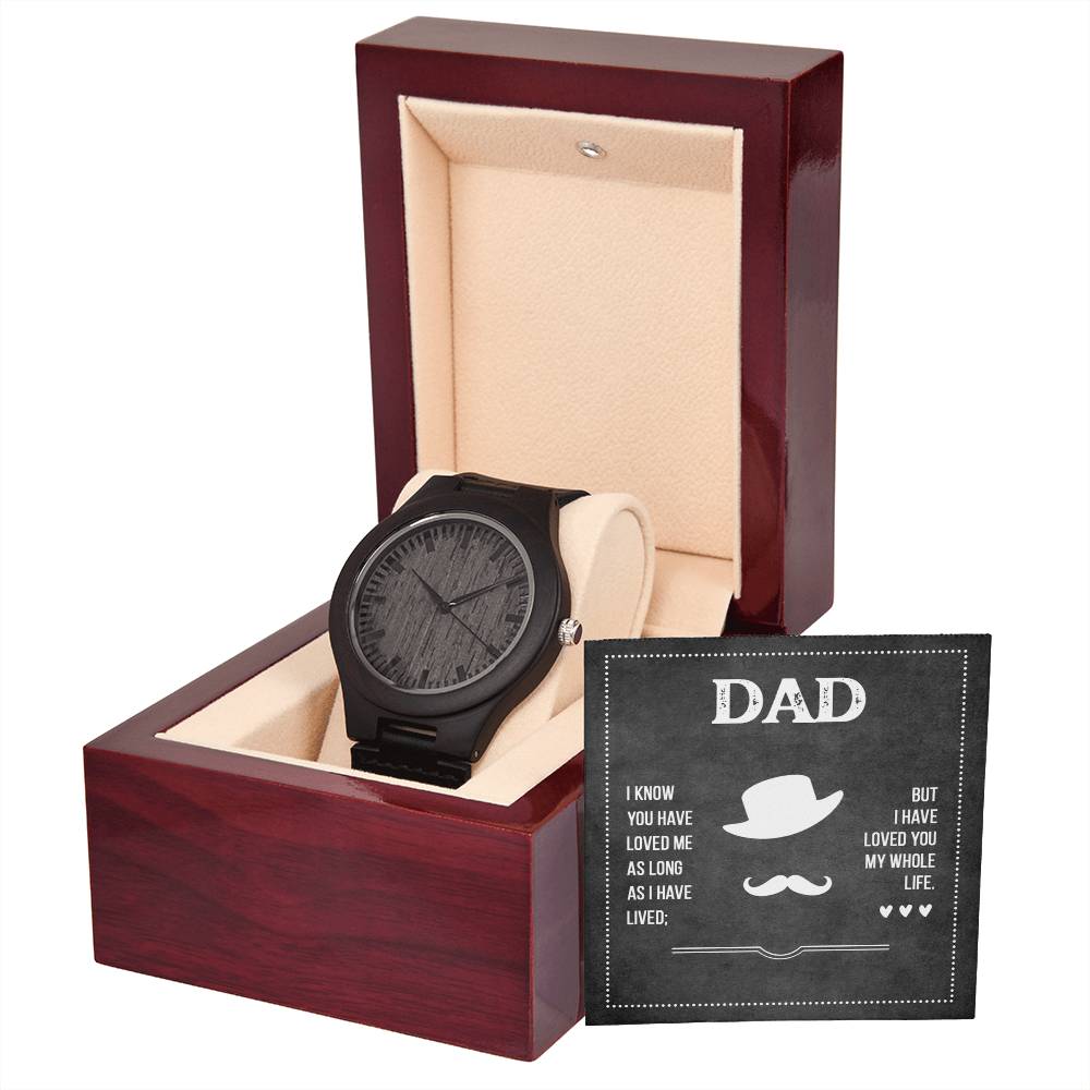 Wooden Watch - Dad's Love