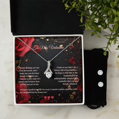 Alluring Beauty Necklace and Earring SET - To My Valentine #2