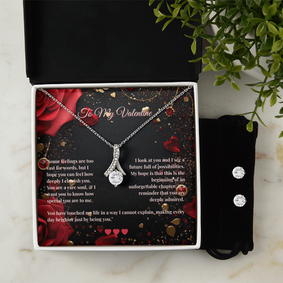 Alluring Beauty Necklace and Earring SET - To My Valentine #2