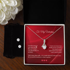 Alluring Beauty Necklace and Earring SET- To My Valentine Card #3