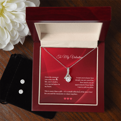 Alluring Beauty Necklace and Earring SET- To My Valentine Card #3