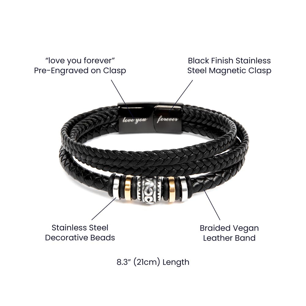 Love You Forever Bracelet - Your Love is not Just a Feeling