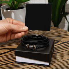Love You Forever Bracelet – Men's  |  A meaningful reminder of love, strength, and lasting connection