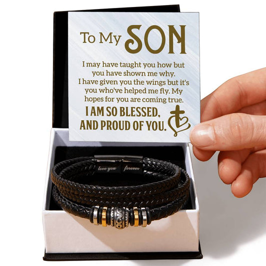 Love You Forever Bracelet |To My Son