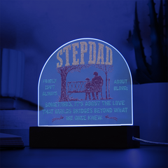Acrylic Dome Plaque - Step-Dad