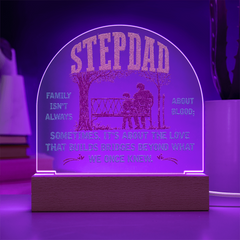 Acrylic Dome Plaque - Step-Dad
