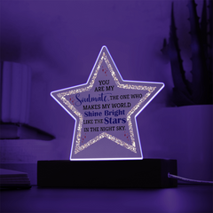 Acrylic Star Plaque - You are my Soulmate