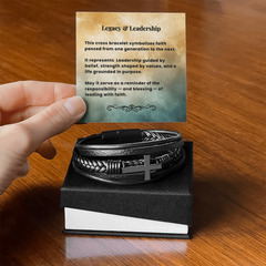 Cross Bracelet | Legacy & Leadership