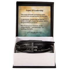 Cross Bracelet | Legacy & Leadership
