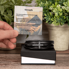 Cross Bracelet | Strength