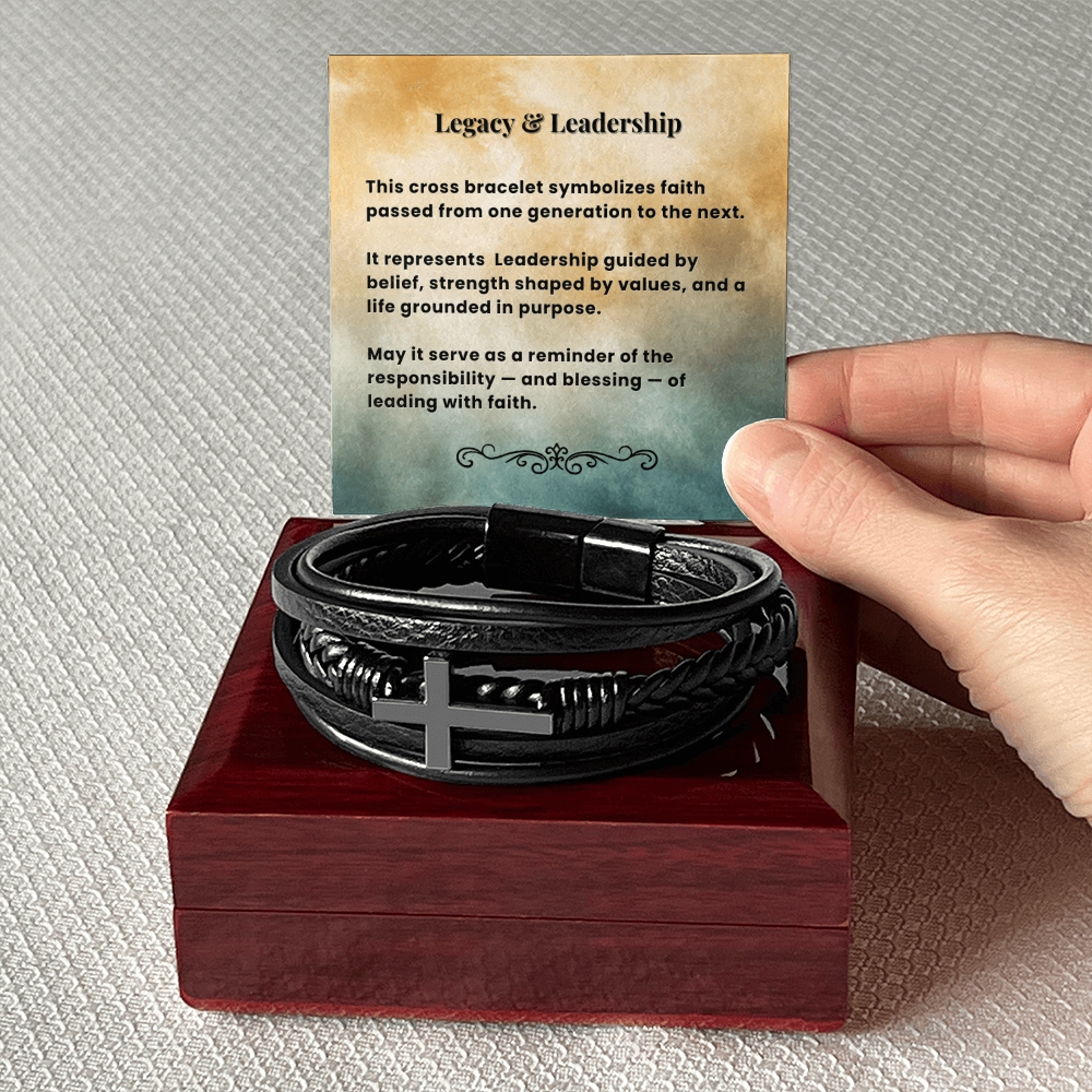 Cross Bracelet | Legacy & Leadership