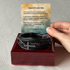 Cross Bracelet | Legacy & Leadership