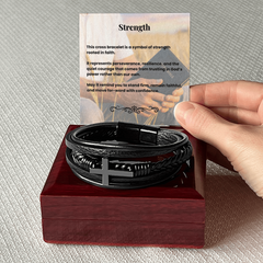 Cross Bracelet | Strength