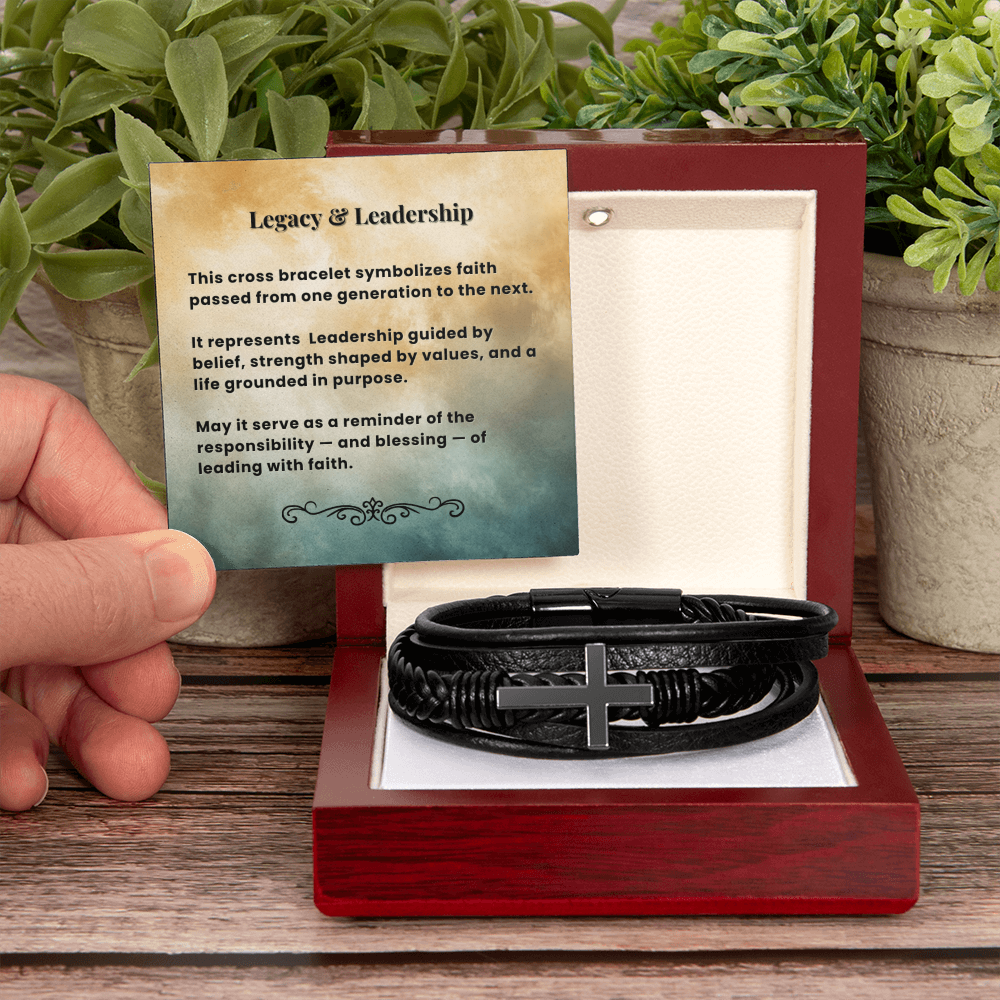 Cross Bracelet | Legacy & Leadership
