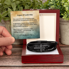 Cross Bracelet | Legacy & Leadership