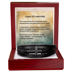 Cross Bracelet | Legacy & Leadership