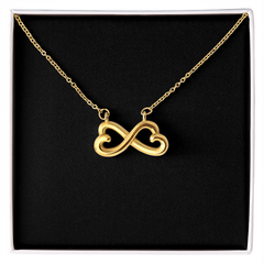 Endless Love Necklace  |  Plain Black Backing