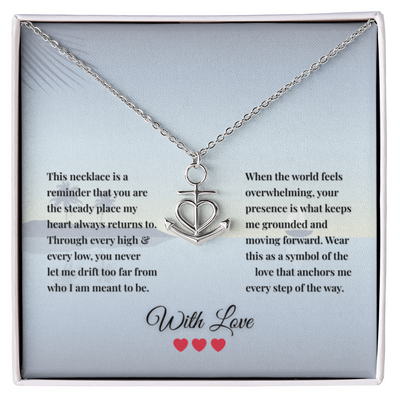 Anchor Necklace - With Love