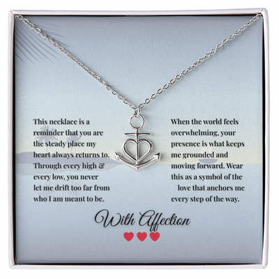 Anchor Necklace - With Affection