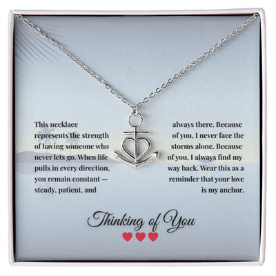 Anchor Necklace - Thinking of You