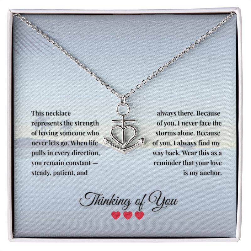 Anchor Necklace - Thinking of You