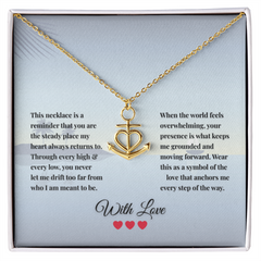 Anchor Necklace - With Love