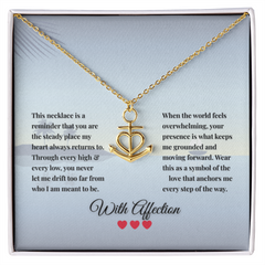 Anchor Necklace - With Affection