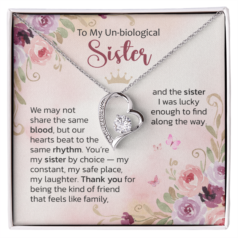 Forever Love Necklace | To My Un-Biological Sister