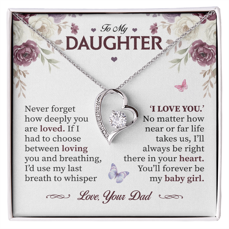 Forever Love Necklace | To My Daughter – Dad