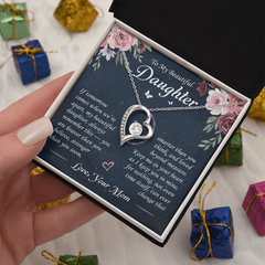 Forever Love Necklace | To My Beautiful Daughter – Love Mom
