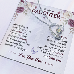 Forever Love Necklace | To My Daughter – Dad