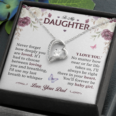 Forever Love Necklace | To My Daughter – Dad