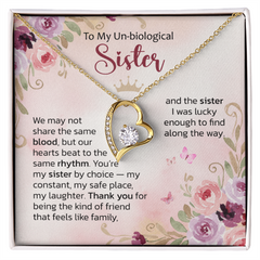 Forever Love Necklace | To My Un-Biological Sister