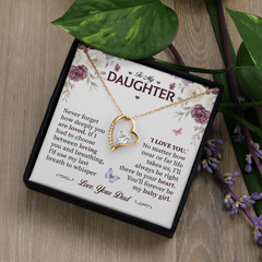 Forever Love Necklace | To My Daughter – Dad