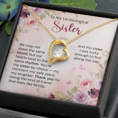 Forever Love Necklace | To My Un-Biological Sister