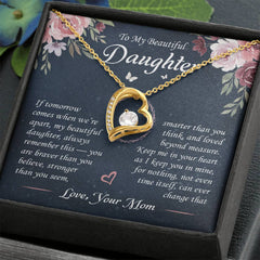 Forever Love Necklace | To My Beautiful Daughter – Love Mom