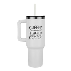 Tumbler - Coffee Gives Me Powers (Teacher's Mug)