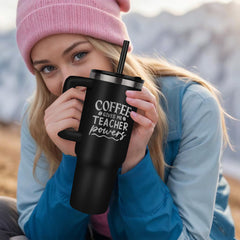 Tumbler - Coffee Gives Me Powers (Teacher's Mug)