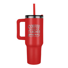 Tumbler - Coffee Gives Me Powers (Teacher's Mug)