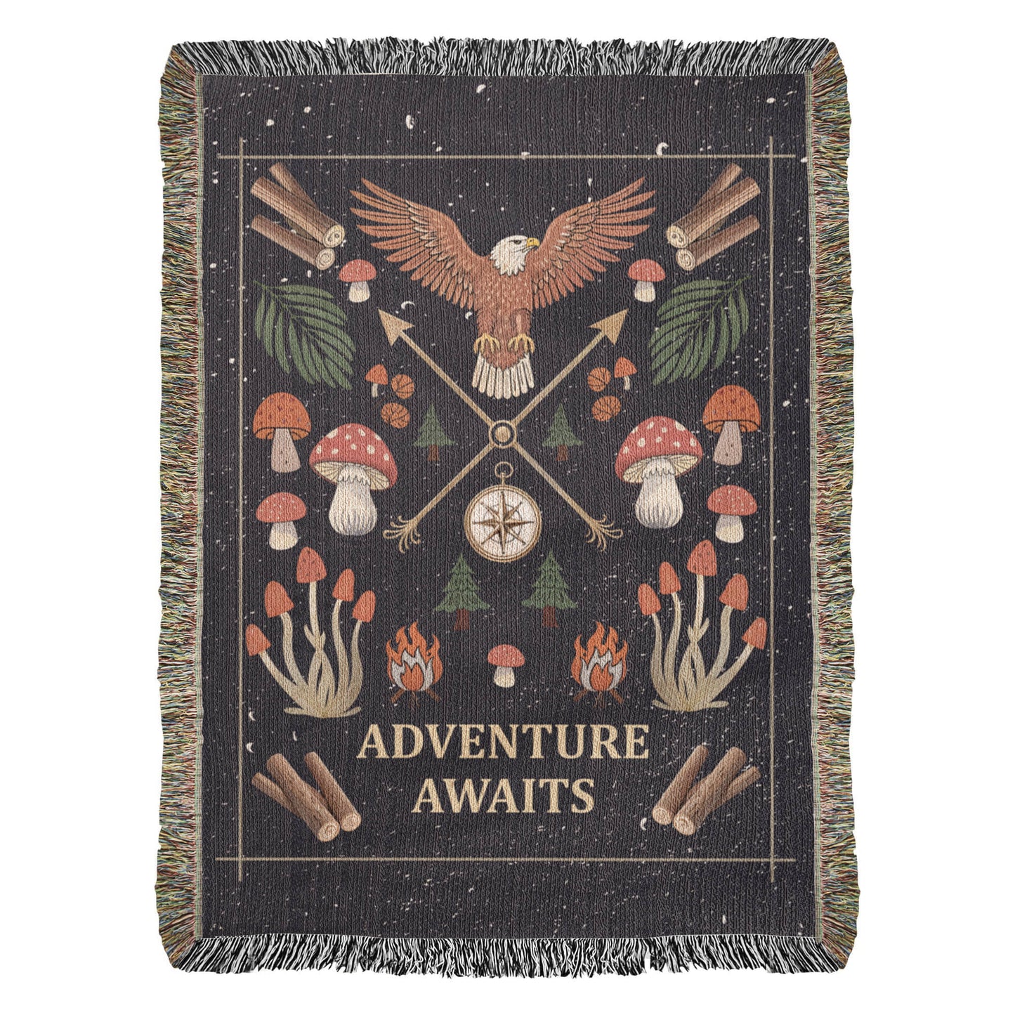 Woven Blanket - Adventure Awaits - xxx