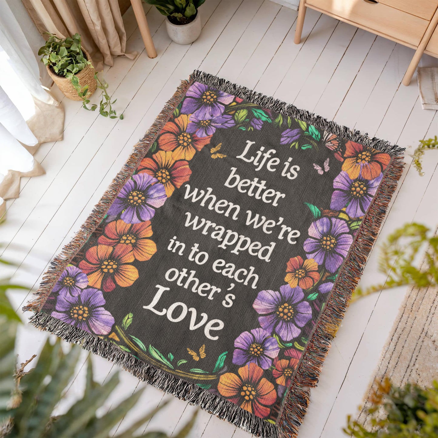 Heirloom Blanket - Life is Better With You