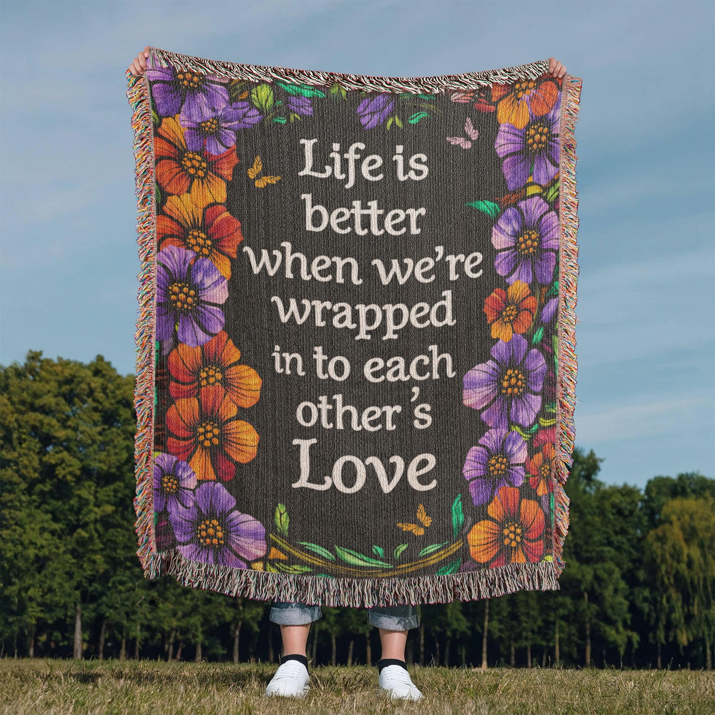 Heirloom Blanket - Life is Better With You