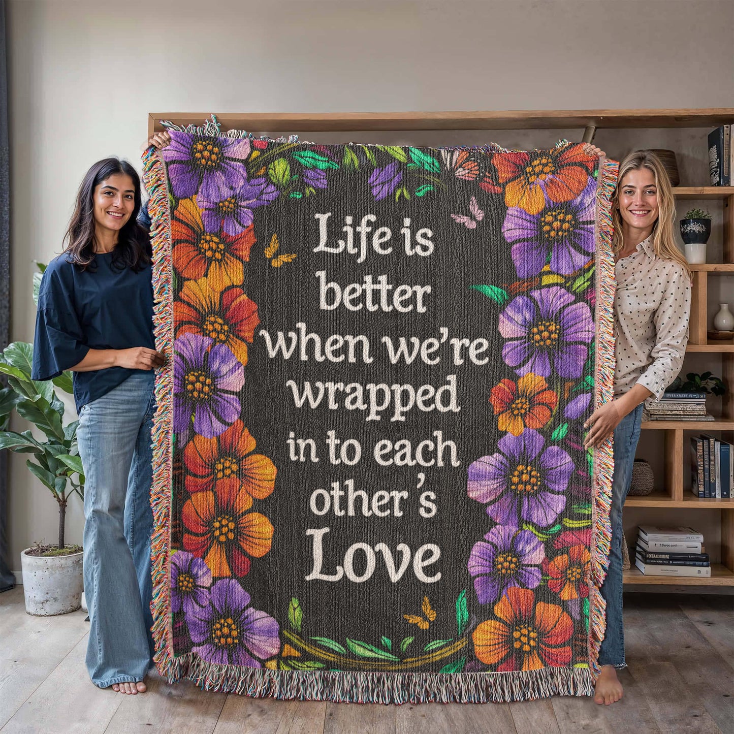 Heirloom Blanket - Life is Better With You