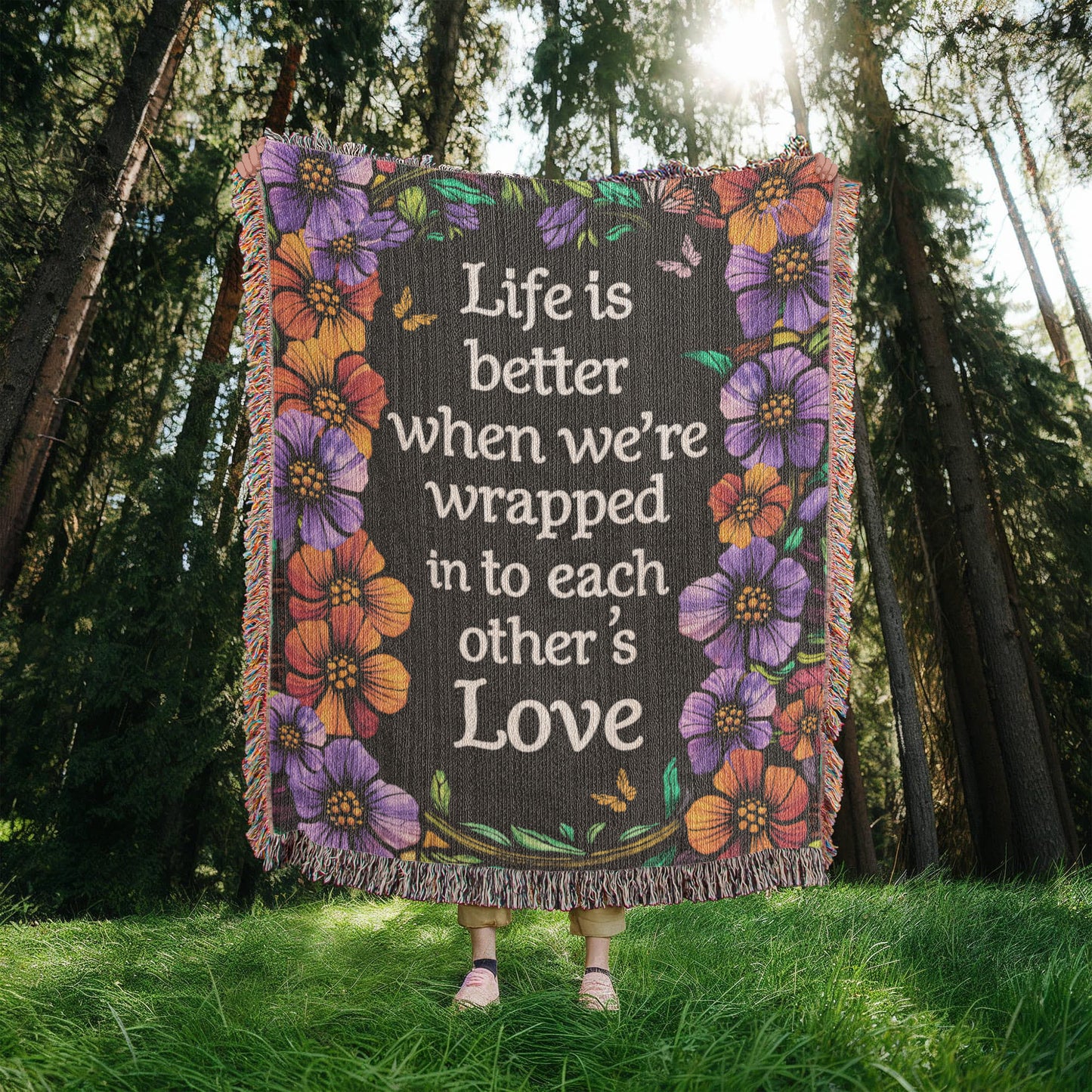 Heirloom Blanket - Life is Better With You