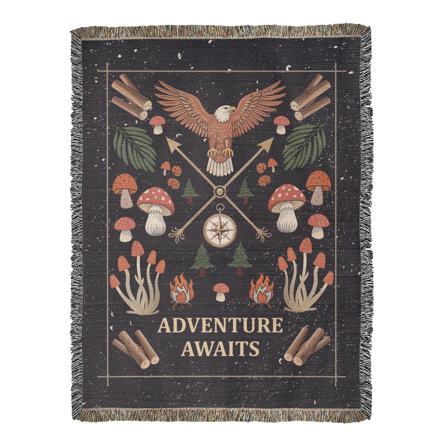 Woven Blanket - Adventure Awaits - xxx