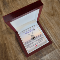 Baby Feet Heart Necklace - Momma-To-Be