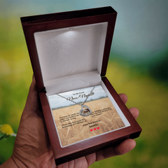 Baby Feet Heart Necklace - To My Sweet Niece / Nephew