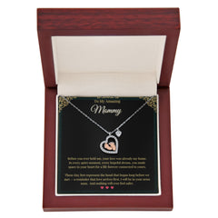 Baby Feet Heart Necklace - To My Amazing Mommy